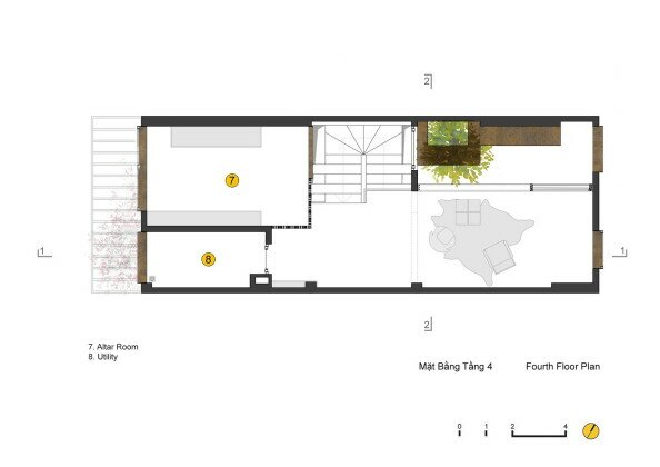 Блочный дом QT House в Ханое по проекту студии Landmak Architecture